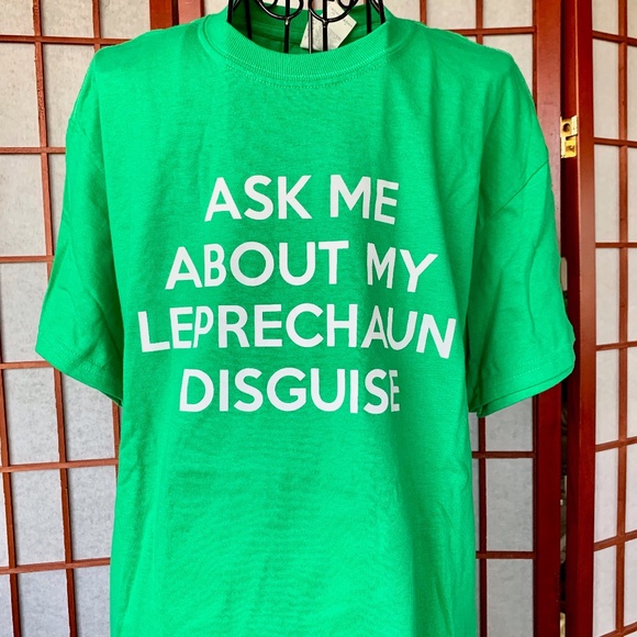 Gildan Other - “Ask Me About My Leprechaun Disguise” Lift-Up Tee